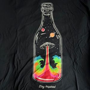 Into The AM- UFO in a Bottle “Stay Inspired” Graphic Tshirt